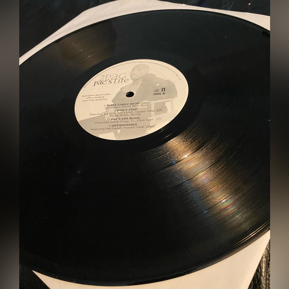 2Pac PAC's Life RARE!! 2 Promo Record Set Excellent Condition clean version - Picture 9 of 12